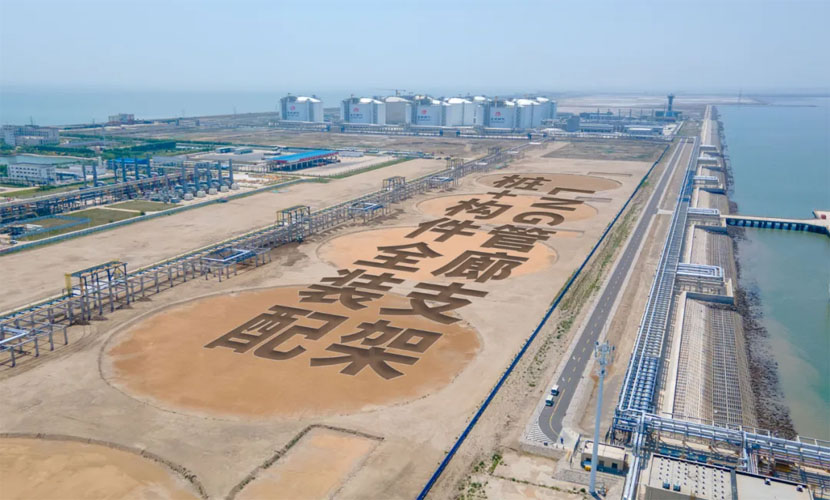 LNG管廊支架“桩+构件全装配”——中国石化LNG项目建造技术及应用